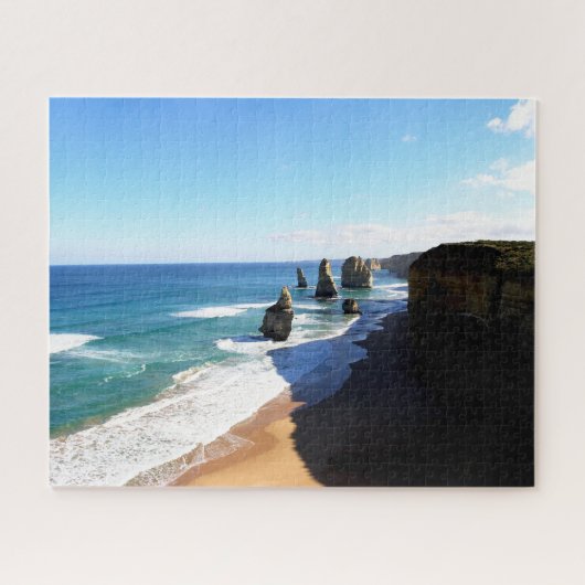Australië De Twaalf Apostles Beach Rock Formatie Legpuzzel (Horizontaal)