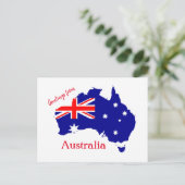 Australië Design Briefkaart (Staand voorkant)