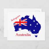 Australië Design Briefkaart (Voorkant / Achterkant)