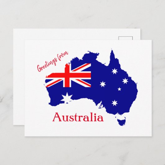 Australië Design Briefkaart (Voorkant / Achterkant)