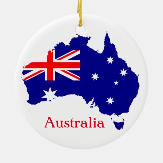 Australië Design Keramisch Ornament (Achterkant)