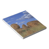 Australië, Devil's marbles. Sferische zandsteen Notitieblok (Schuin)