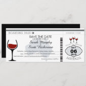 Australië die Pass instapt sparen de Datum Save The Date (Voorkant / Achterkant)