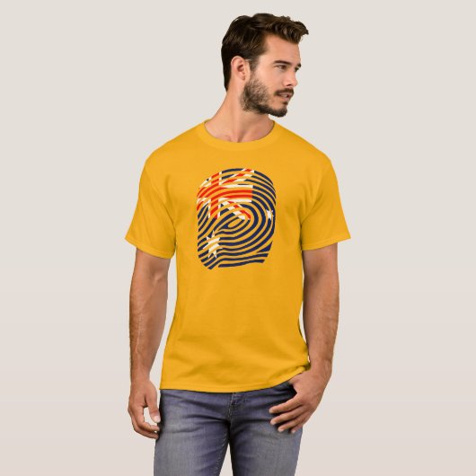 Australië DNA T-shirt (Voorkant volledig)