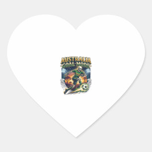 Australië Doel Modus Skelet Striker Naties Streetw Hart Sticker