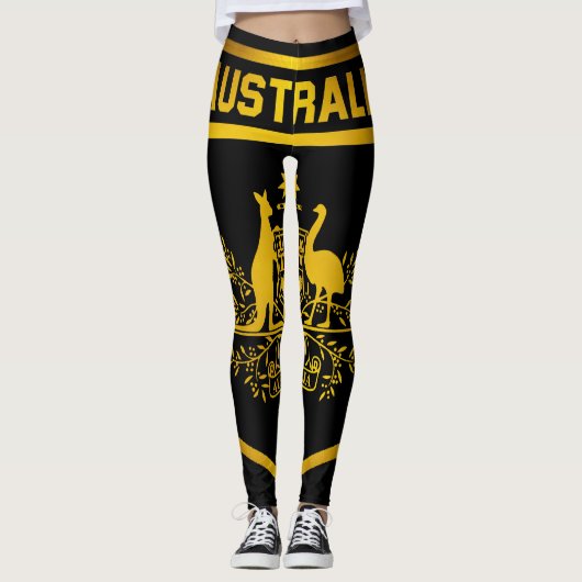 Australië Emblem Leggings (Voorkant)
