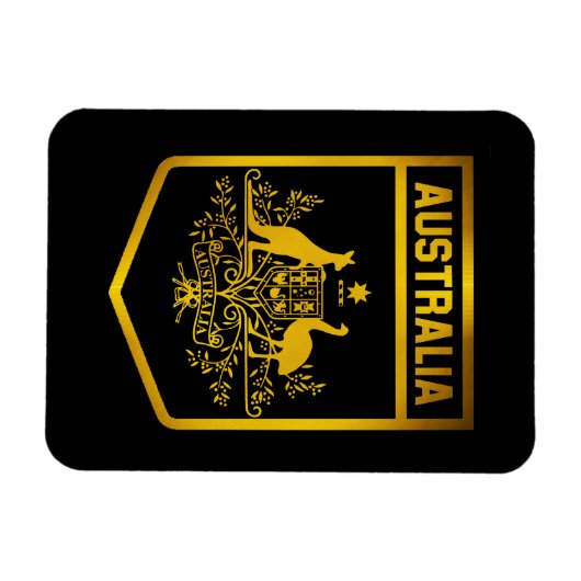 Australië Emblem Magneet (Horizontaal)