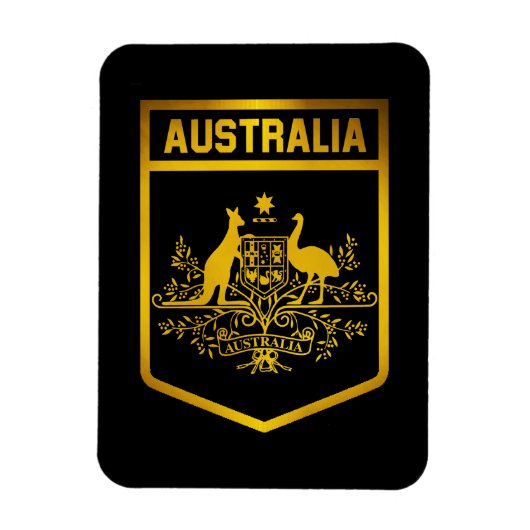 Australië Emblem Magneet (Verticaal)