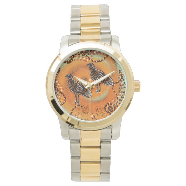 AUSTRALIË EMU KUNST       HORLOGE (Voorkant)
