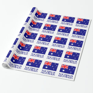 Australië en de Australische vlag Cadeaupapier