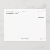 Australië en de oorlog briefkaart (Achterkant)