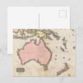 Australië en het zuidwestelijk deel van de Stille  Briefkaart (Voorkant / Achterkant)
