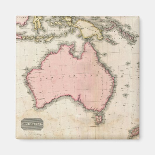 Australië en het zuidwestelijk deel van de Stille Magneet (Voorkant)