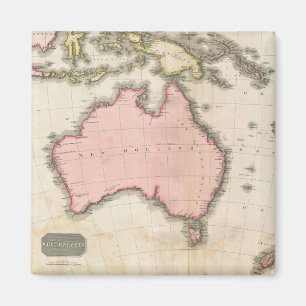 Australië en het zuidwestelijke deel van de Still Magneet