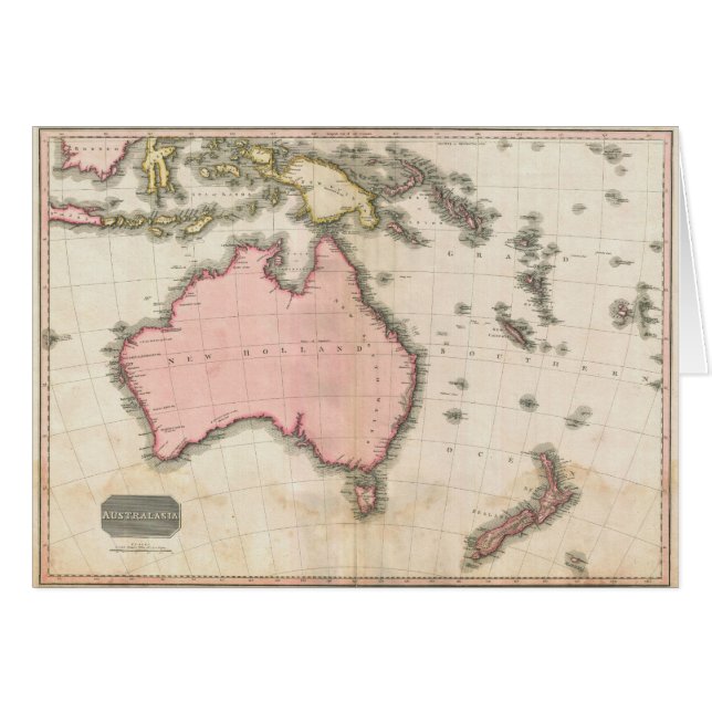 Australië en het zuidwestelijke deel van de Stille (Voorkant Horizontaal)