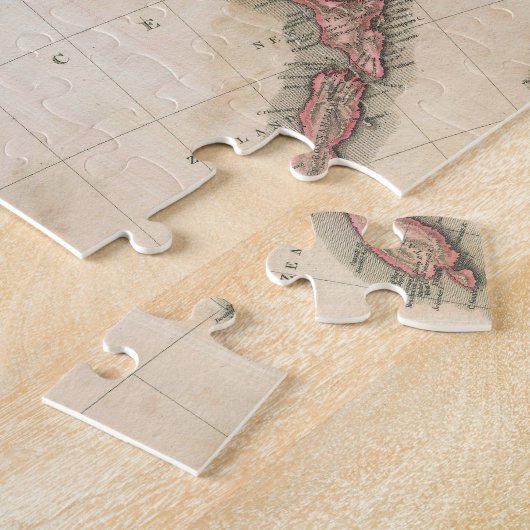 Australië en het zuidwestelijke deel van de Stille Legpuzzel (Zijkant)