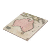Australië en het zuidwestelijke deel van de Stille Tegeltje (Zijkant)