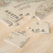 Australië en Nieuw-Zeeland Legpuzzel (Zijkant)