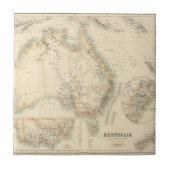 Australië en Nieuw-Zeeland Tegeltje (Voorkant)