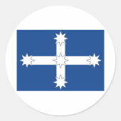 Australië Eureka Ronde Sticker (Voorkant)