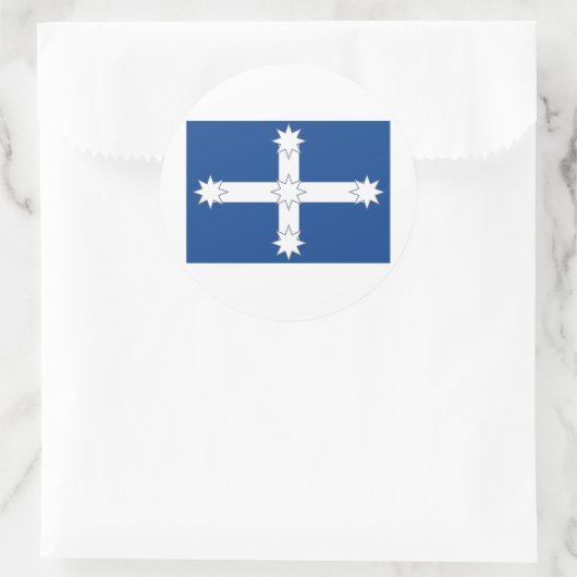 Australië Eureka Ronde Sticker (Tas)