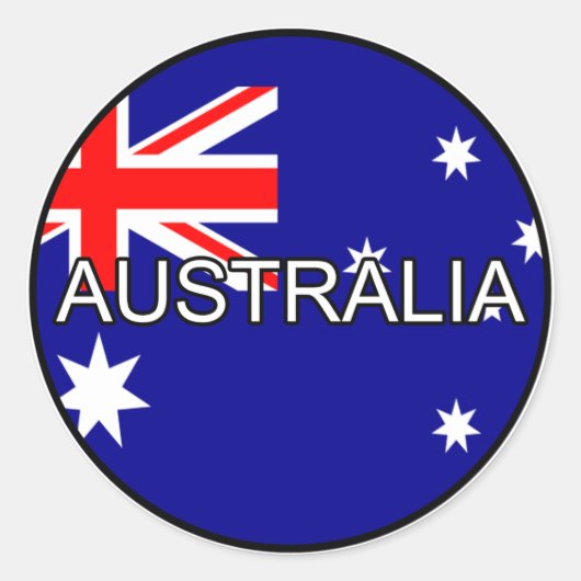 Australië Euro Sticker (Voorkant)