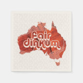 AUSTRALIË FAIR DINKUM SERVET (Voorkant)