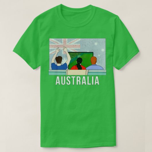 Australië Fans T-shirt (Design voorkant)
