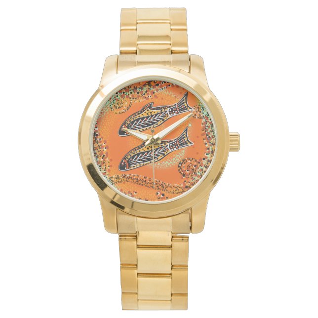 AUSTRALIË FISH ART \ HORLOGE (Voorkant)