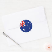 Australië Fisheye Flag Sticker (Envelop)