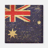 Australië Flag  Design Magnet (Voorkant)