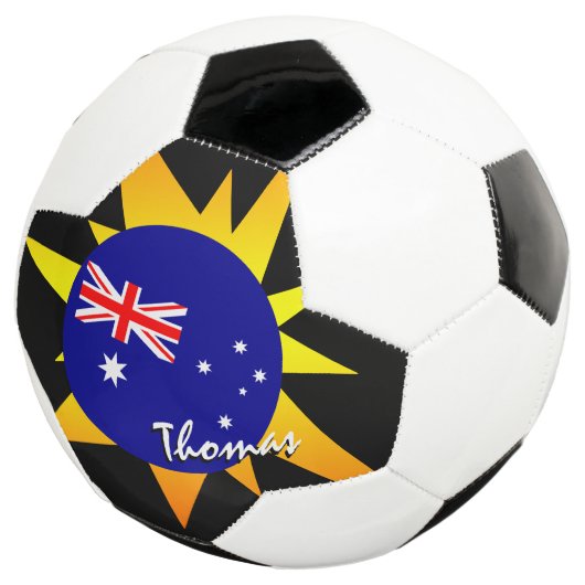 Australië Football & Australische vlag / BANG Voetbal (Drie kwart)