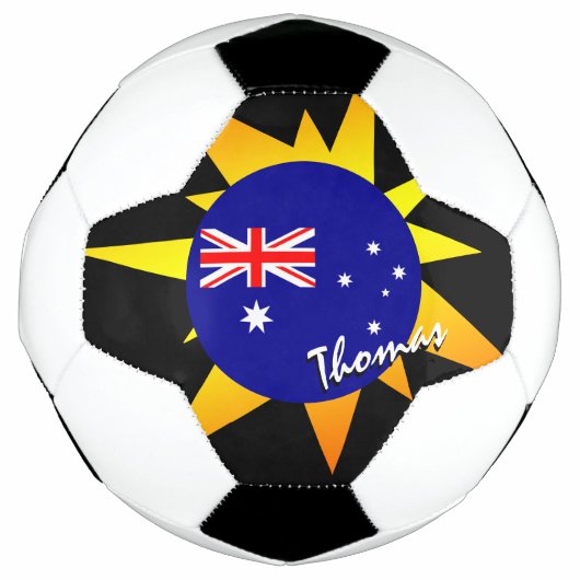 Australië Football & Australische vlag / BANG Voetbal (Voorkant)