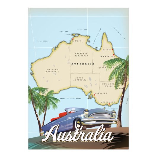 Australië Foto Afdruk (Voorkant)