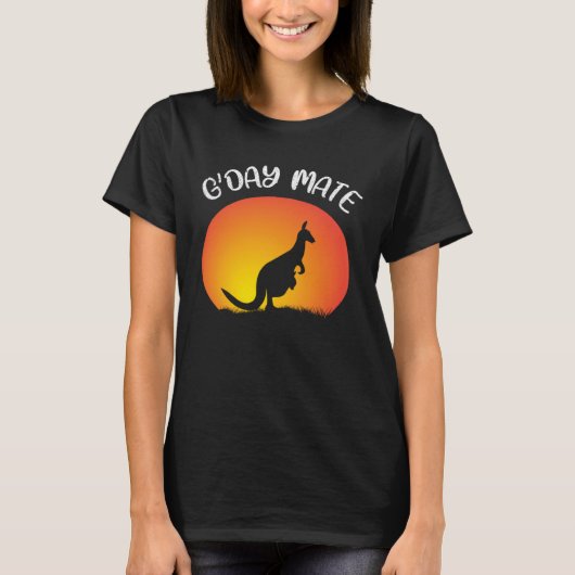 Australië G dag Kabouter Aussie trots Australisch T-shirt (Voorkant)