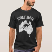 Australië G Day Mate Kangoeroe Australisch symbool T-shirt (Voorkant)