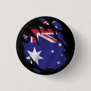 Australië Gekopieerde vlag Ronde Button 3,2 Cm