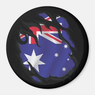 Australië Gescheurde Vlag Magneet