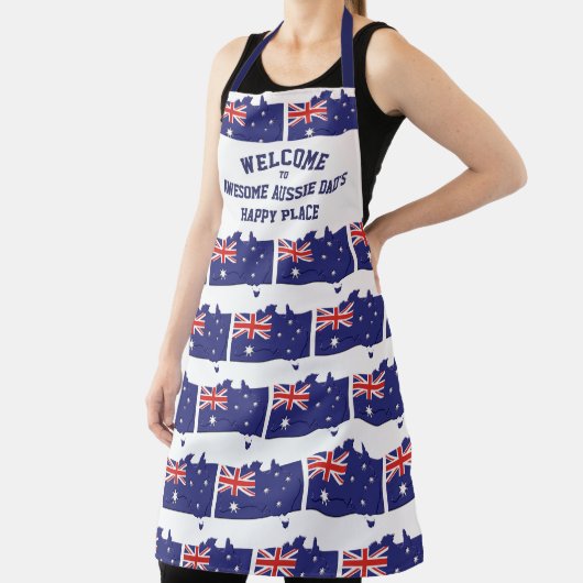 Australië GEWELDIGE AUSSIE DAD Happy Place Schort (Insitu)