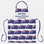 Australië GEWELDIGE AUSSIE DAD Happy Place Schort (Voorkant)