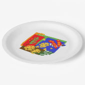 Australië - Golden WATTLE & zaadpeul - Papieren Bordje (Gekanteld)