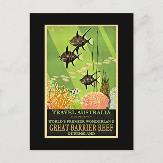 Australië - Great Barrier Reef Briefkaart (Voorkant)