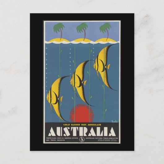 Australië Great Barrier Reef Queensland Briefkaart (Voorkant)