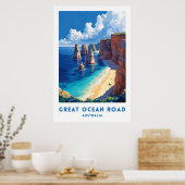Australië Great Ocean Road Poster (Keuken)