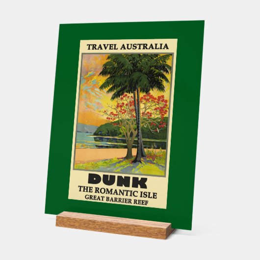 Australië, Groot Barrièrerif, Acryl Bord (Hoek)