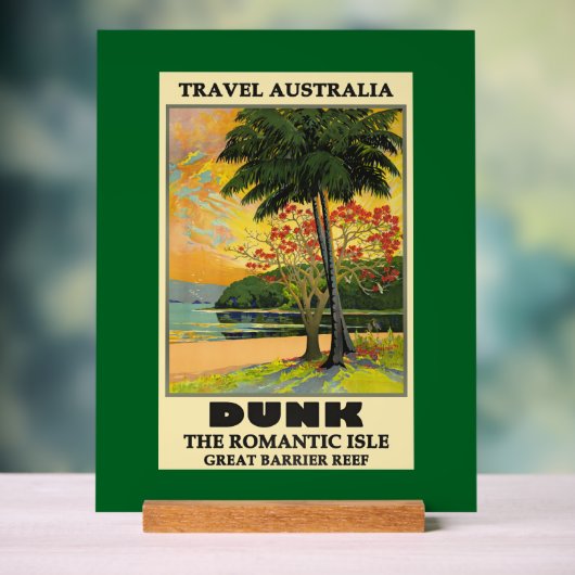 Australië, Groot Barrièrerif, Acryl Bord (Neutraal)