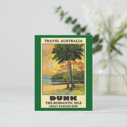 Australië, Groot Barrièrerif, Briefkaart (Staand voorkant)