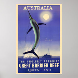 Australië Groot Barrièrerif Poster