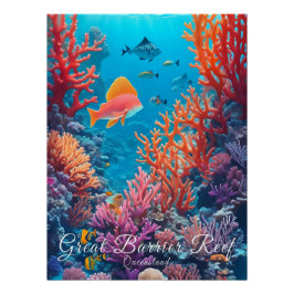 Australië Groot Barrièrerif Reisposter Perfect Poster