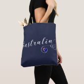 Australië Hart Boodschappentas, Australisch Tote Bag (Dichtbij)